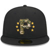 Pittsburgh Pirates New Era Camo 2024 Armed Forces Day 59FIFTY Fitted Hat 6 7/8