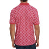 Robert Graham Baritone Clubhouse Golf Polo Shirt Mens M Red Pink Performance NWT