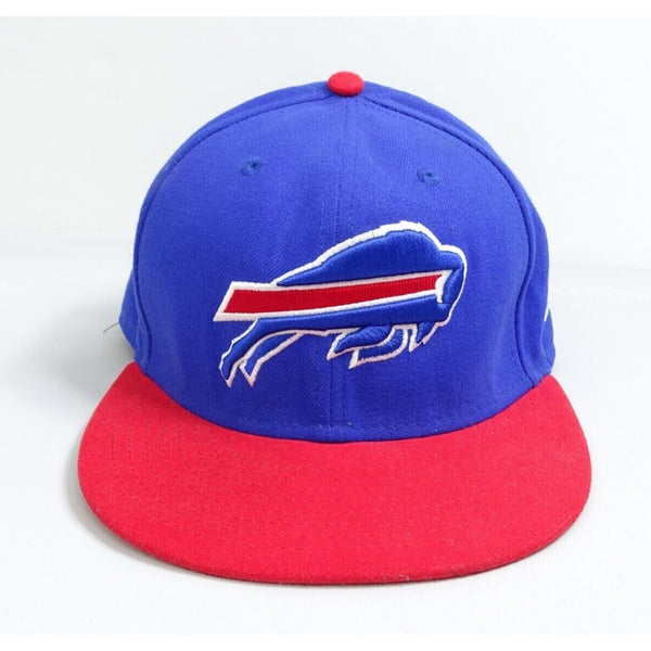 Buffalo Bills Hat Blue Red Football Team Basic New Era 59Fifty Size 7 1/4