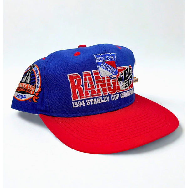 New York Rangers 1994 Stanley Cup Champs #1 Apparel Snapback Hat NWT VTG