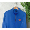 New York Knicks Brooks Brothers Employee 1/4 Zip Pullover Charter Blue Sz L NWOT