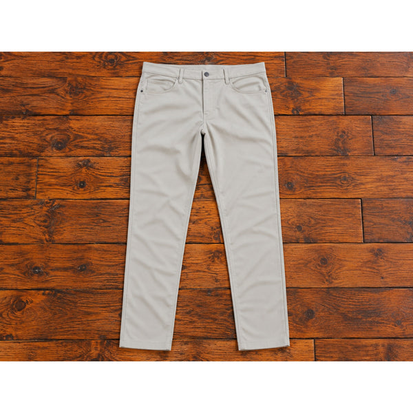 Lululemon ABC Slim-Fit Trouser Warpstreme Stone Khaki Men’s 34x36 NWOT 5 Pocket