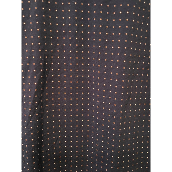 Butter Cloth Shirt Polka Dot Icy Cotton Short Sleeve Men Sz. L Button Up