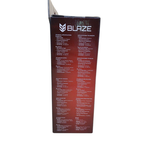 Creative Sound Blaster Blaze Gaming Headset Detachable Mic Open Box GH0320 New