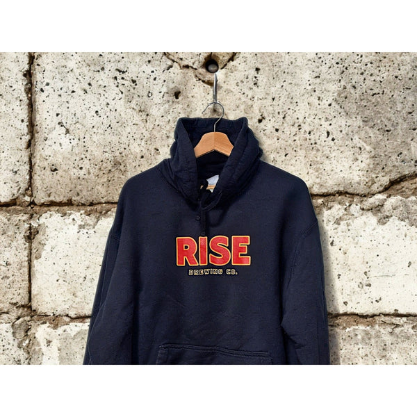 Rise Brewing Co. Hoodie XL Black Nitro Cold Brew Coffee Rare Team Promo