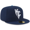 Kansas City Royals 2021 City Connect 59FIFTY Fitted Hat 7 1/8 NWT New Era