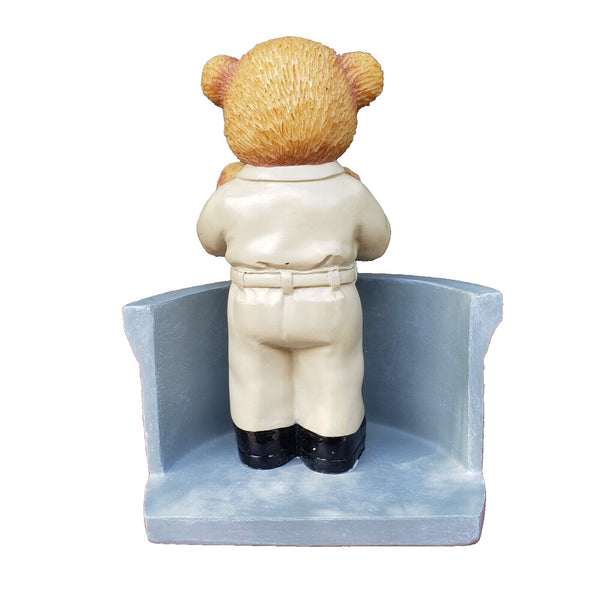 The Hamilton Collection Ship to Shore US Navy Bear Figurine Look out #1582