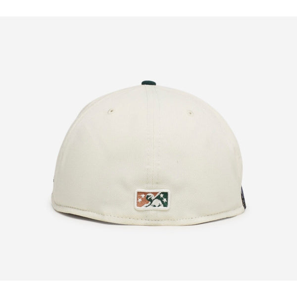 Oakland Oaks Acorns New Era 59FIFTY Outdoor Fitted Hat Sz. 8 RARE