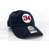 Boston Red Sox David Ortiz Big Papi #34 Retirement ‘47 Clean Up Hat Navy NWT