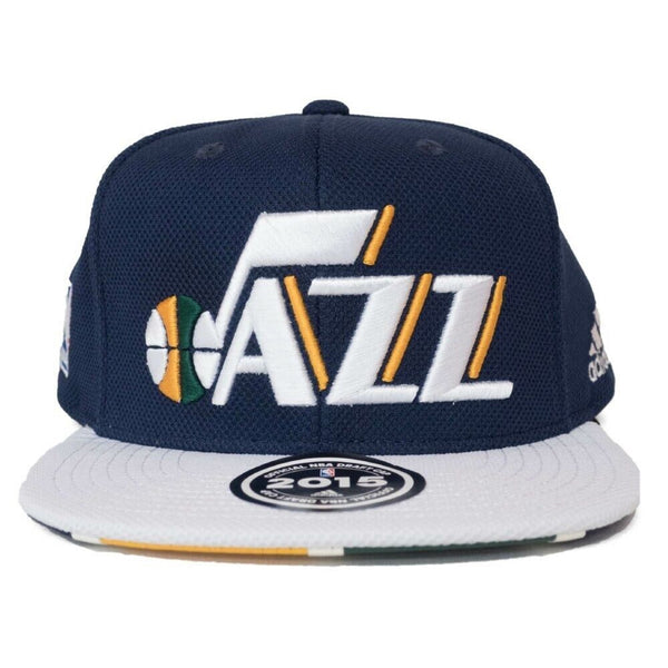 Utah Jazz Hat Cap 2015 Adidas NBA Draft Embroidered Adjustable Snapback OSFM