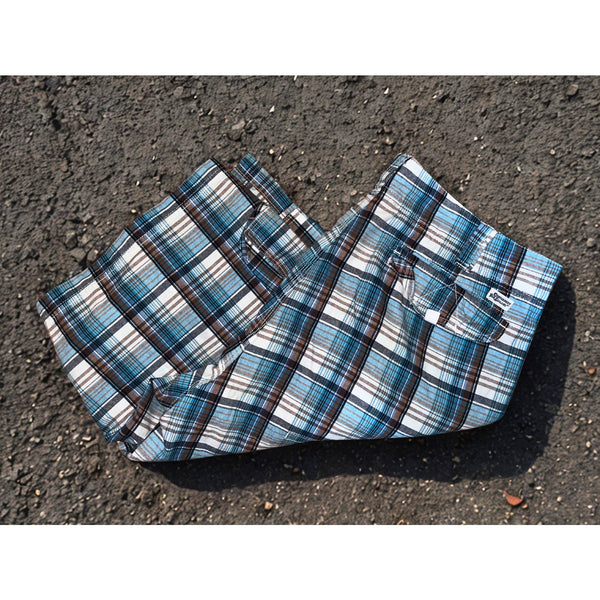 Canterbury of New Zealand Men’s Indian Madras Plaid Cargo Shorts Size 34