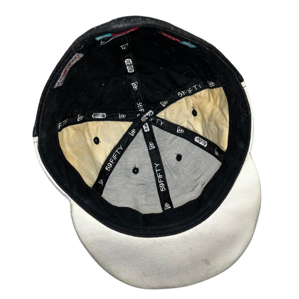 Hardwood Classics NBA Retro Logos New Era 59fifty All Over Fitted Cap Hat 7 3/4