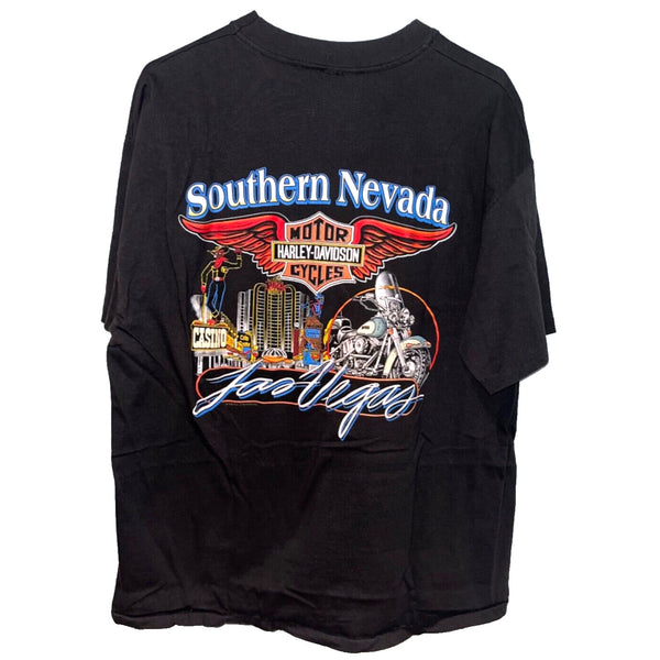 Harley Davidson Las Vegas Southern Nevada Shirt Sz XL Hanes Beefy-T
