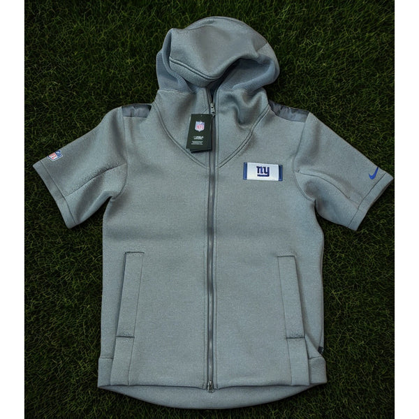 New York Giants Nike Sideline Showout Short Sleeve Hoodie Jacket NWT Large