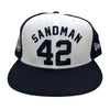 Mariano Rivera New York Yankees MLB HOF Sandman 42 Hat New Era Sz. 8 Fitted 59Fifty