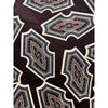 Christian Dior Monsieur Silk Tie Brown Blue Geometric Abstract VTG Italy USA