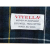 Viyella Scotland Wool Cotton Plaid Shirt Black Watch Tartan Men’s M Vintage EUC