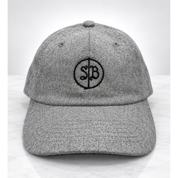 Spring Brook Country Club Imperial Aberdeen Wool Golf Hat Grey Leather Strap NWT