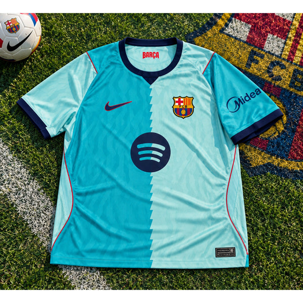 FC Barcelona Nike 2026/27 Third Jersey Men's XL Aqua Blue Dri-FIT ADV NWOT