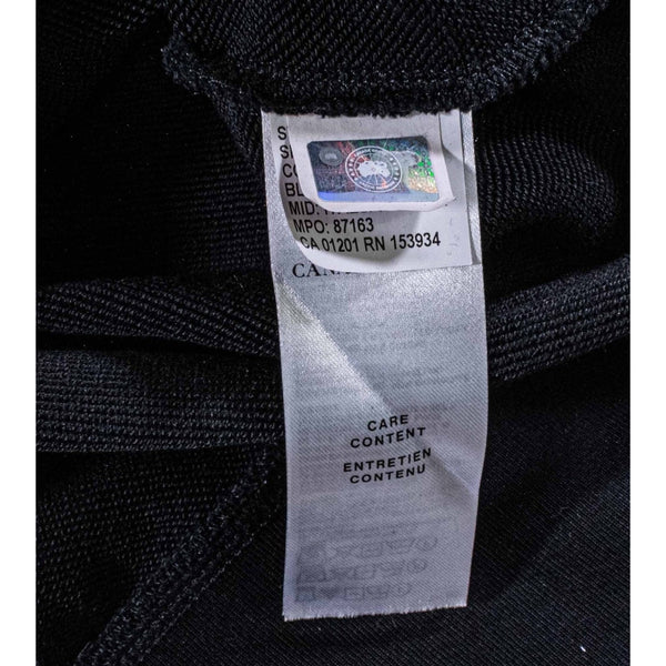 Canada Goose Huron Hoodie Black Medium Made In Italy Luxury Designer Pullover