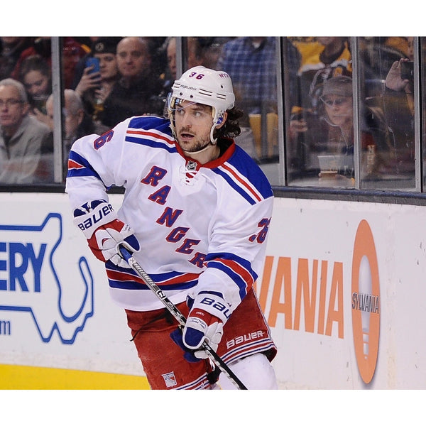 New York Rangers Mats Zuccarello Zucc Reebok CCM NHL Jersey Fight Strap Size 52