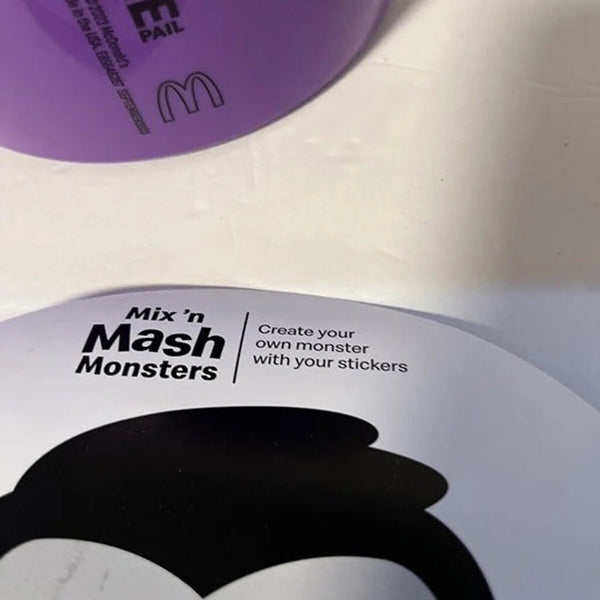 McDonald's 2023 Halloween Bucket Pail Classic Boo Bucket Happy Meal Toys Vampire