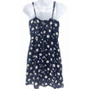 Love Fire Dress Women XL Blue Floral Daisy Sleeveless NWT
