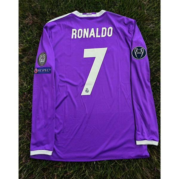 Real Madrid Cristiano Ronaldo 2016-17 Away Jersey XL Adidas AI5159 Cardiff UCL