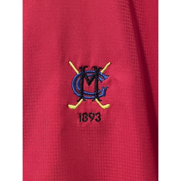 Montclair Golf Club FootJoy DryJoys HydroLite X Rain Shirt Jacket Mens M Red