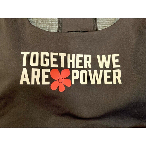 PELOTON Together We Are Power Womens Black Advance Sophia Sports Bra 3X $56 NWT