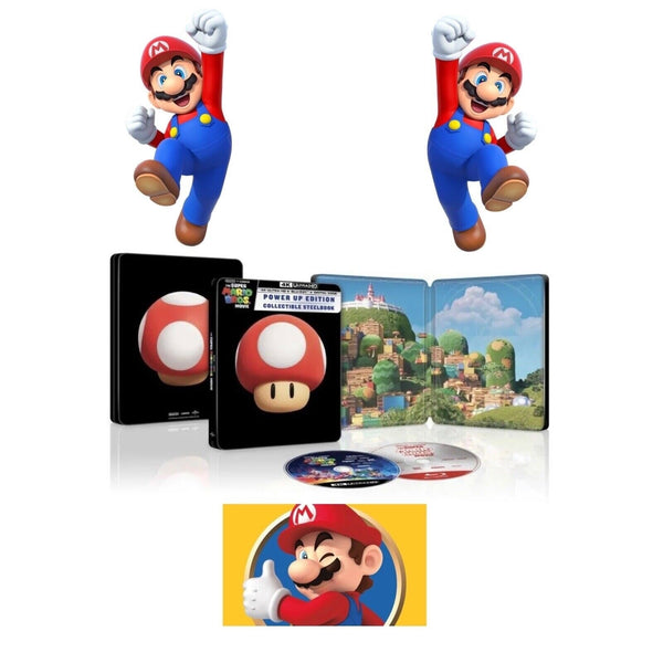 The Super Mario Bros Movie - 4K Ultra HD + Blu-ray + Digital Code SteelBook