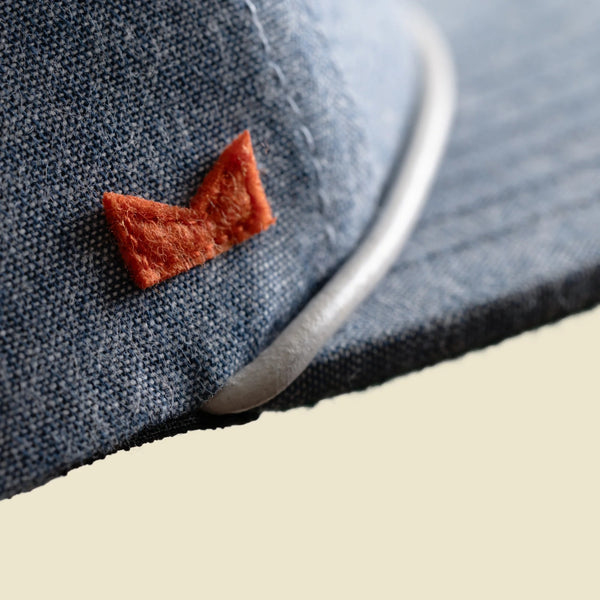 Melin Coronado Brick Mill “United” Chambray Classic Hat 58cm NWOT Americana