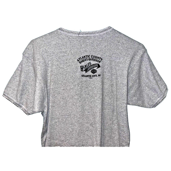Harley Davidson Atlantic City, New Jersey XL Rare Biker Ladies T Shirt Tee NWT