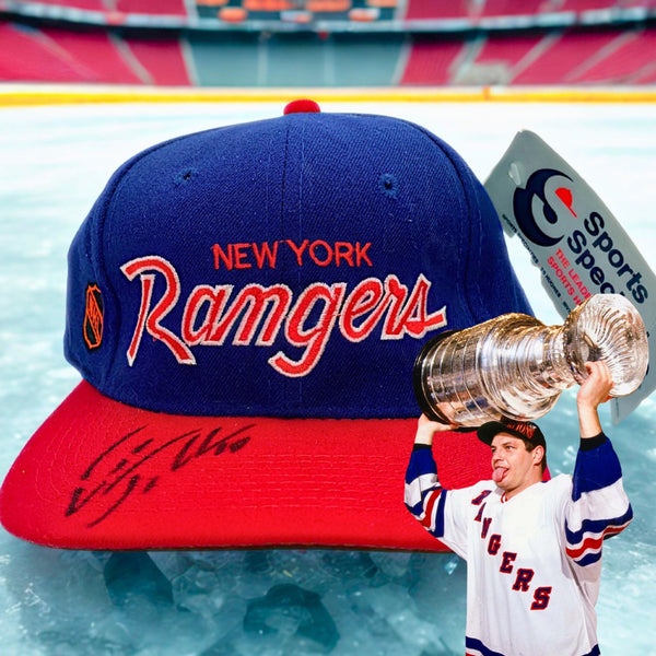 New York Rangers Snapback Hat Sports Specialties Script NHL NWT Vintage