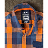 Red Bull KTM Racing Team Flannel Shirt 2XL Orange Plaid Button Up NWOT Moto