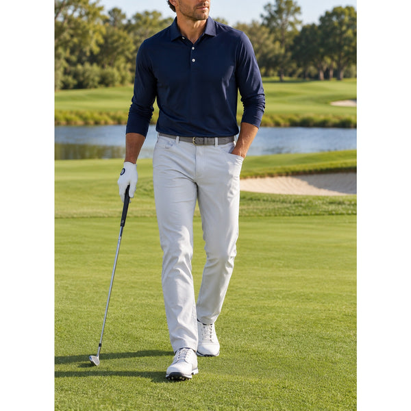 Peter Millar Crown Sport EB66 Performance Five Pocket Pants Mens 38x32 Grey NWOT