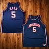 Jason Kidd New Jersey Nets Nike Swingman Jersey 4XL +2 Blue NBA EUC Y2K