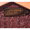 Eddie Bauer Cable Knit Sweater Men's L Cotton Irish Fisherman Marled Vintage