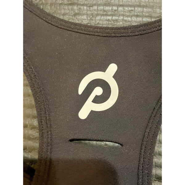 PELOTON Together We Are Power Womens Black Advance Sophia Sports Bra S $56 NWT