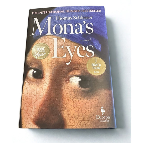 Mona’s Eyes Signed Hardcover Thomas Schlesser 2025 B&N Book of the Year New