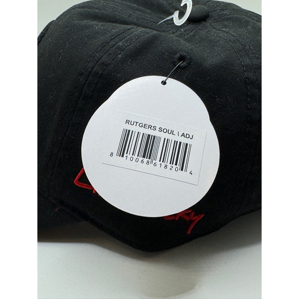 Black Clover Unisex Rutgers University Soul Adjustable Baseball Cap One Size NWT