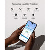 Renpho Lynx Smart Ring Size 8 Black Health Fitness Tracker w/ Charging Case NIB