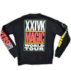Bruno Mars 24K Magic World Tour Pullover Sweatshirt Mens Medium Crew Neck