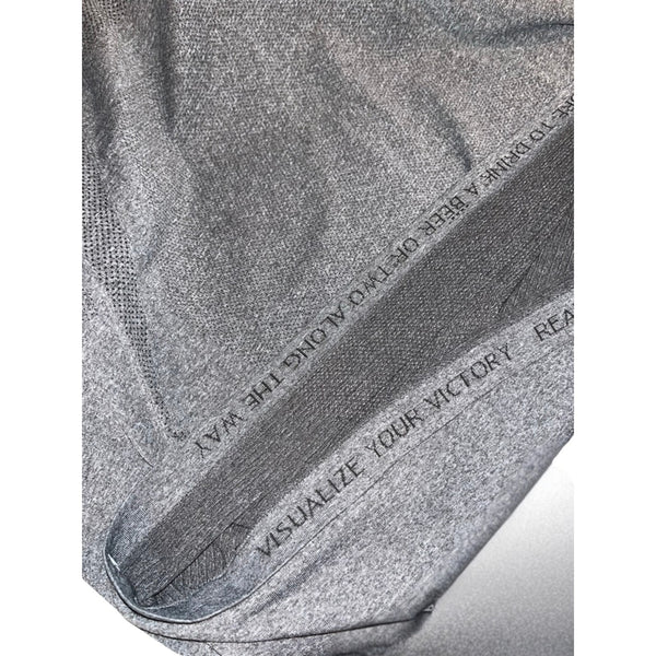 Lululemon Men's Small Breathable Running Top Gray Short Sleeve Crewneck