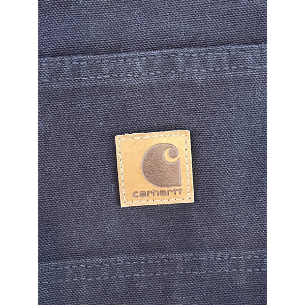 Carhartt B136 DKB Double Knee Canvas Carpenter Pants Mens 40x34 Dark Brown Work