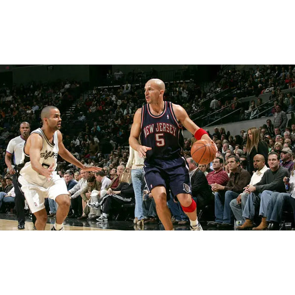 Jason Kidd New Jersey Nets Nike Swingman Jersey 4XL +2 Blue NBA EUC Y2K