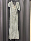 Ivonne D Exclusively for Mon Cheri 118D06 Dress Sz. 16W SAMPLE Sea Foam