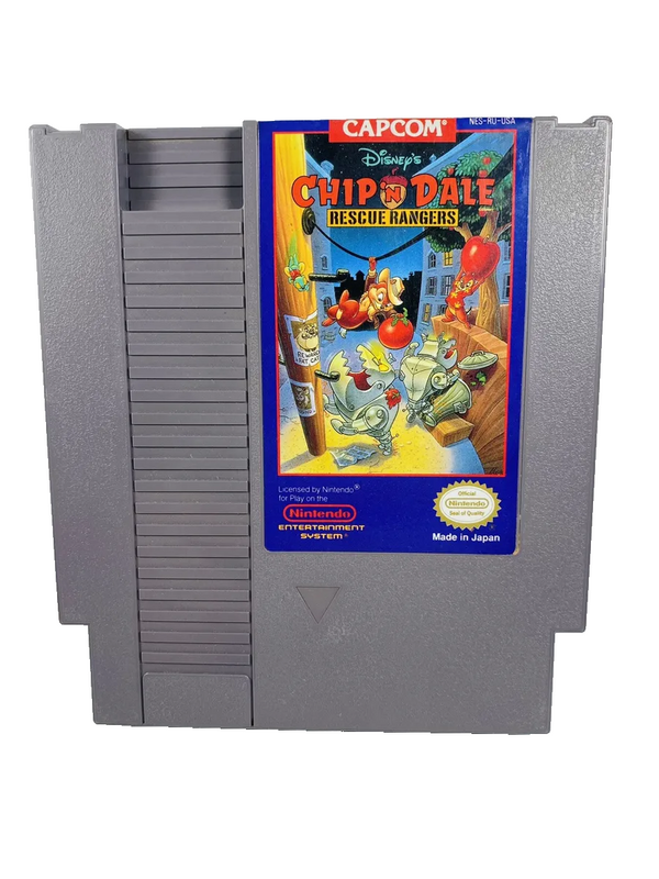 Chip 'N Dale: Rescue Rangers Disney 1985 Nintendo NES Cartridge Only