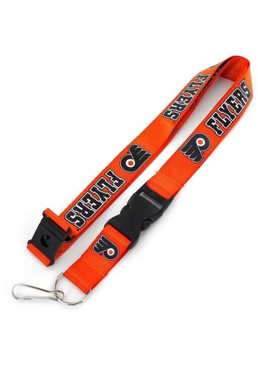 Philadelphia Flyers NHL Orange Black Lanyard NWT