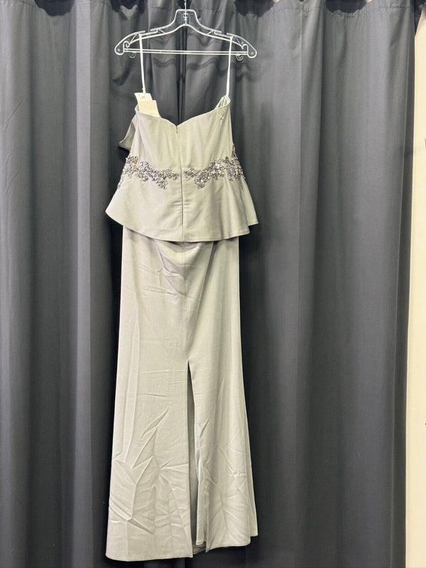 Montage by Mon Cheri 221974 Mother of Bride Dress Sz. 12 (SAMPLE) Taupe